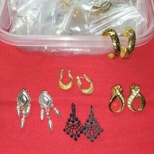 55 pair Assorted Avon Earrings